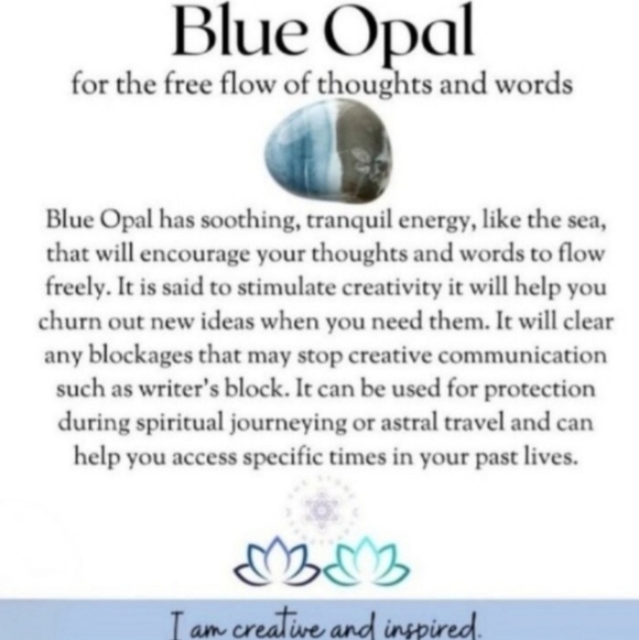 Owhyee Blue Opal Gemstone 925 Sterling Silver Handmade Ring - Picture 6 of 6